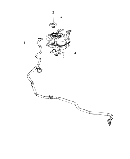 2020 Chrysler Pacifica  Bottle-PRESSURIZED COOLANT Diagram for 68217323AA