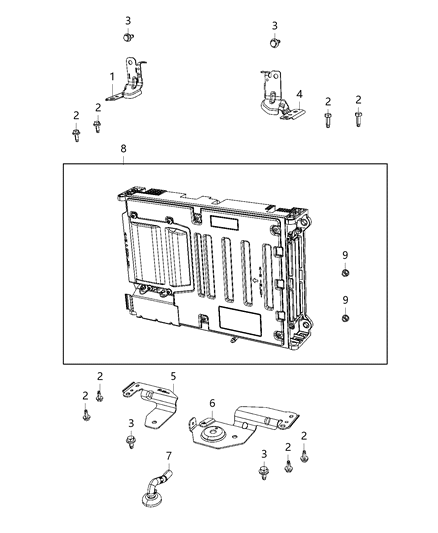 2020 Ram 1500  Hose-Vent Diagram for 4610378AB