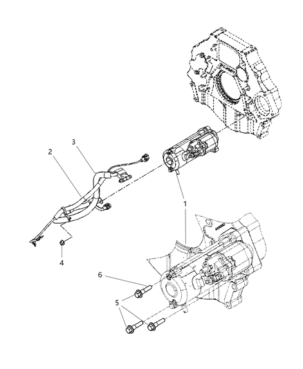 2009 Dodge Ram 2500  PIST Pkg Diagram for 4761364AA