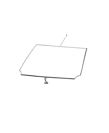 2020 Jeep Compass SPACER-Windshield Diagram for 68094282AA