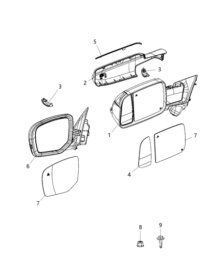 2020 Ram 2500  Foam Tape-Foam Diagram for 56020329