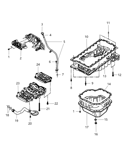 2007 Jeep Wrangler  Stud-Double Ended Diagram for 68027556AA