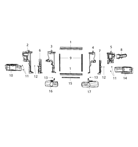 2019 Dodge Charger  Air Diagram for 68205063AF