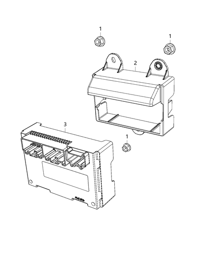 2020 Jeep Wrangler  Bracket-SHIFTER Diagram for 68297601AD