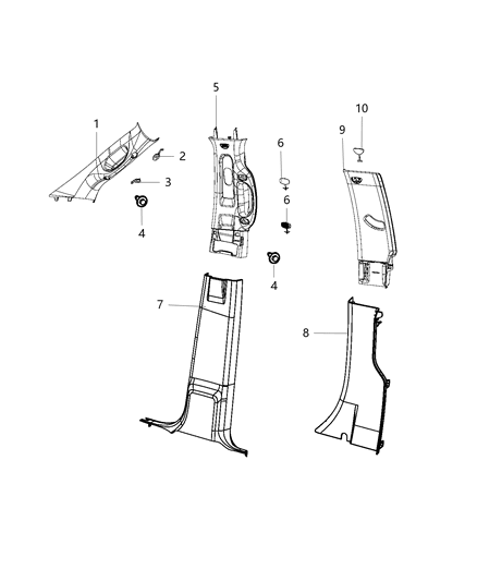 2019 Ram 4500  Cap-Screw Cover Diagram for 1SK84HL1AA