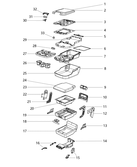 2014 Ram 3500 Handle Diagram for 68206305AA