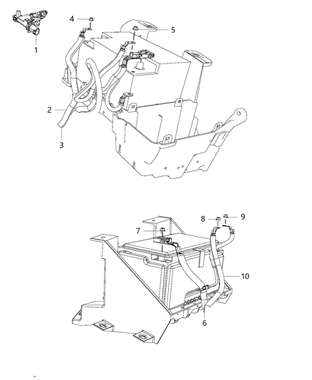 2016 Ram 4500  Battery Wiring Diagram for 68147498AC