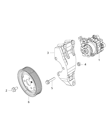 2014 Ram ProMaster 2500  O Ring Diagram for 68095449AA