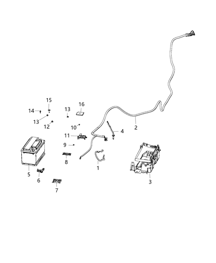 2017 Dodge Charger  Sensor-Battery Diagram for 56029777AB