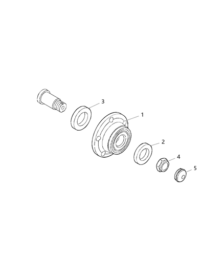 2020 Ram ProMaster City  Nut-HEXAGON Lock Diagram for 6509738AA