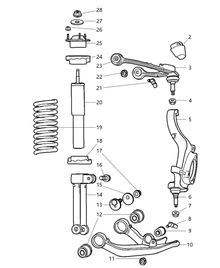 2003 Jeep Liberty  Bolt-HEXAGON FLANGE Head Diagram for 6507325AA