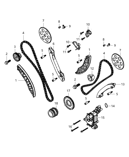 2011 Jeep Grand Cherokee  Bolt-HEXAGON FLANGE Head Diagram for 68147492AA
