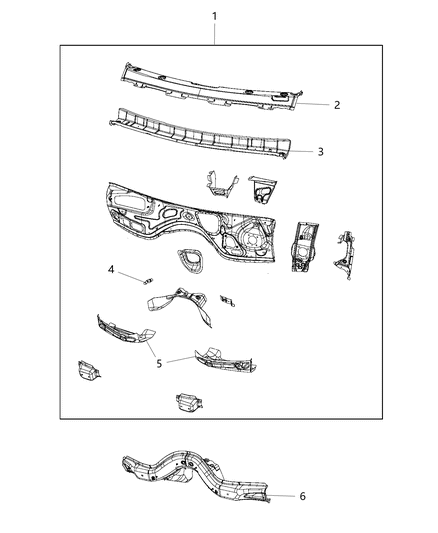 2018 Jeep Grand Cherokee  Bracket-Electrical Connector Diagram for 68161092AA