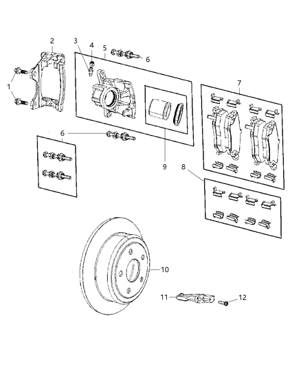 2011 Jeep Wrangler  Bolt-HEXAGON FLANGE Head Diagram for 68003276AA