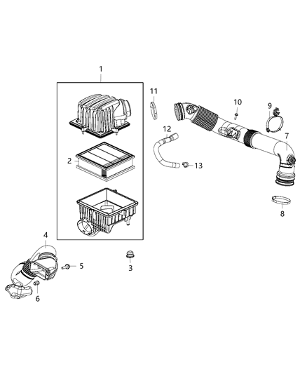 2019 Ram ProMaster City  Screw-HEXAGON FLANGE Head Diagram for 6106058AA