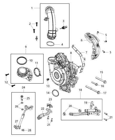 2020 Ram 1500  Washer-Banjo Diagram for 68196325AA
