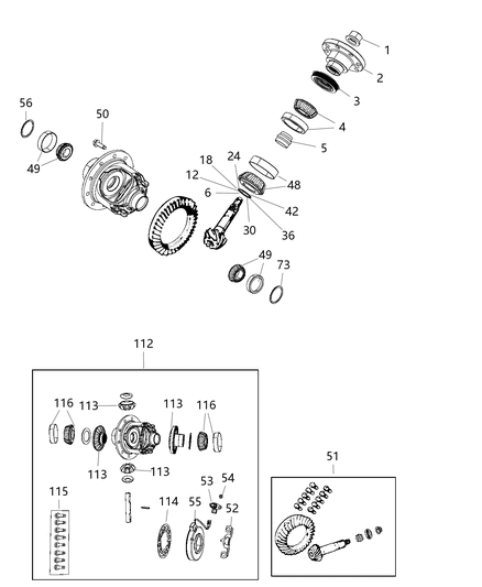 2019 Jeep Wrangler  Actuator Diagram for 68400411AA