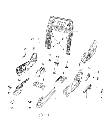 2018 Chrysler Pacifica  Pin Diagram for 4658673