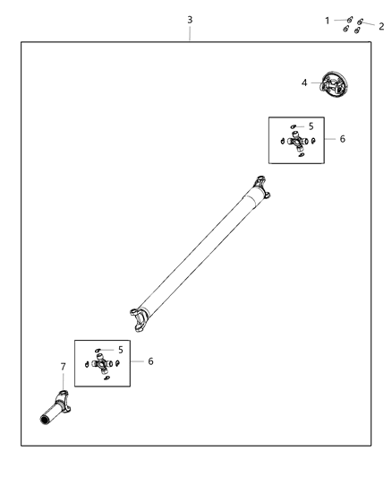 2020 Ram 3500  Drive Diagram for 68305631AD