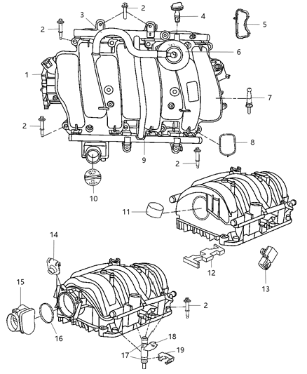2007 Jeep Grand Cherokee  Connector-Cover Diagram for 53013748AB