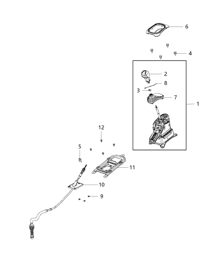 2019 Jeep Renegade  Screw-FLANGE Head Diagram for 68126629AA