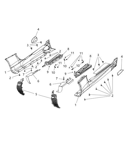 2016 Dodge Viper  Panel-SILL Diagram for 68204724AB