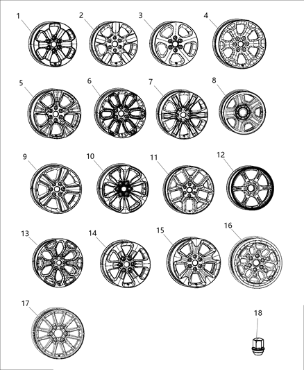 2021 Ram 1500  ALUMINUM Diagram for 4755571AA