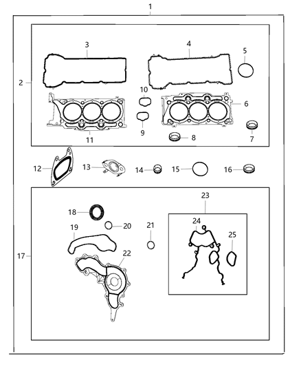 2021 Jeep Grand Cherokee  Gasket-Throttle Body Diagram for 5281822AA