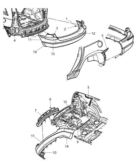 2004 Chrysler Pacifica  Plate-FASCIA To Body Diagram for 4857639AD