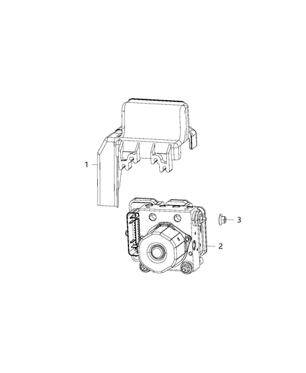 2014 Ram ProMaster 2500  Control-Anti-Lock Brake System Diagram for 68240840AA