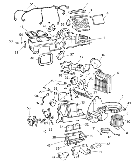 1999 Jeep Grand Cherokee  Resistor-Blower Motor Diagram for 4720278