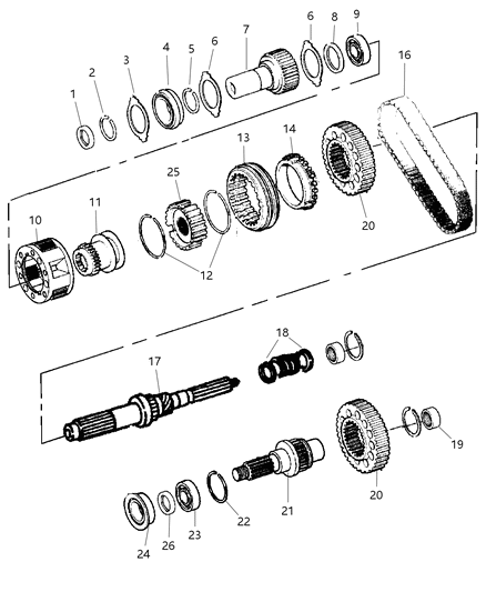 2010 Jeep Liberty  Seal Diagram for 68026955AA