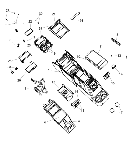 2008 Chrysler Aspen Spring-Assist Diagram for 68019548AA