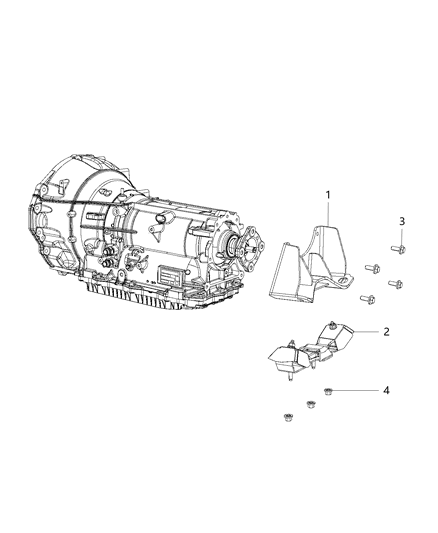 2020 Ram 1500  Support Diagram for 68368033AA
