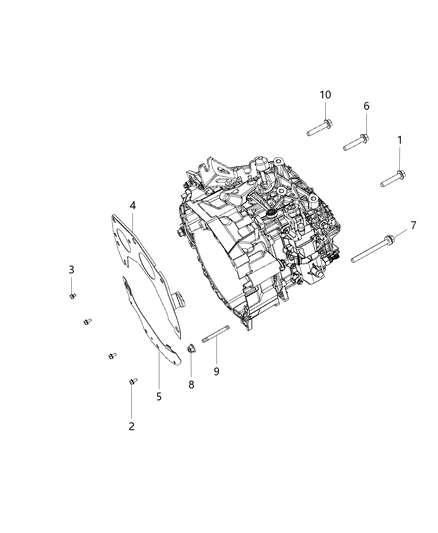 2018 Jeep Renegade  Screw Diagram for 6106245AA