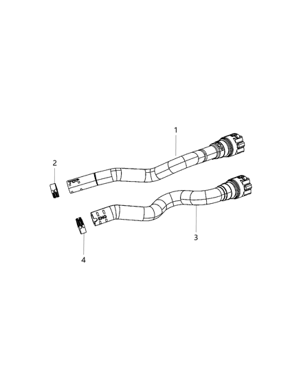 2015 Dodge Dart  Clamp-Hose Diagram for 52014602AA