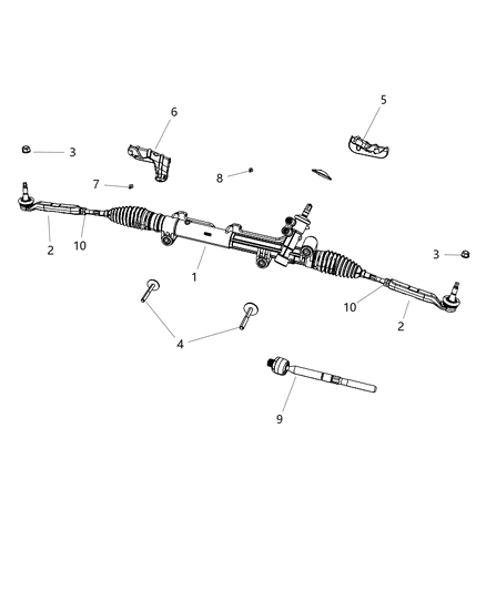 2008 Chrysler 300  Outer Diagram for 5142939AA