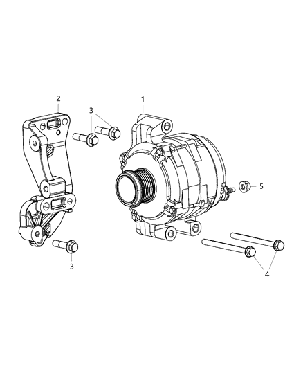 2016 Dodge Dart  ALTERNATO-Engine Diagram for 56029580AB