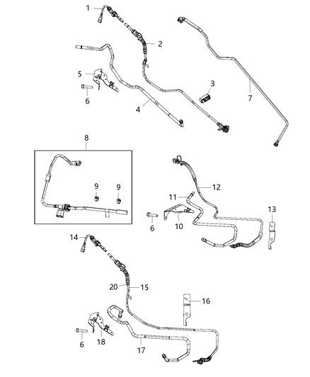 2015 Ram 1500  Pressure Diagram for 68268051AA