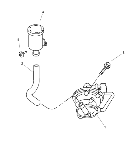 1999 Dodge Durango  Pump-Leak Detection Diagram for 53030891AB