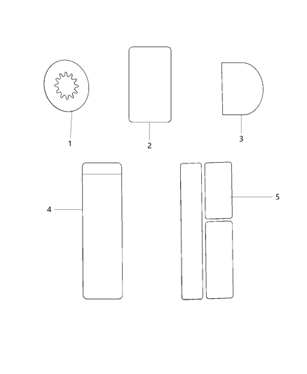 2021 Jeep Wrangler  Label-Battery Warning Diagram for 56029682AC