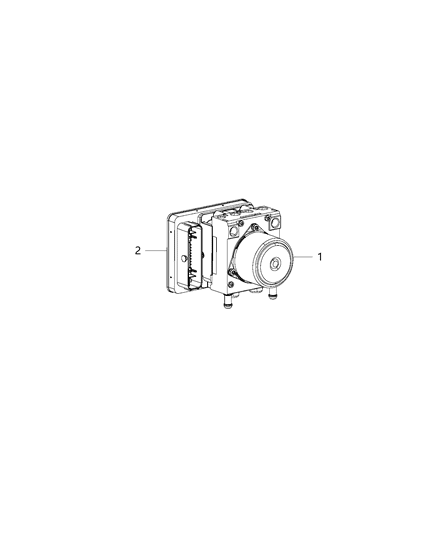 2020 Jeep Renegade  Anti-Lock Brake System Diagram for 68528484AA