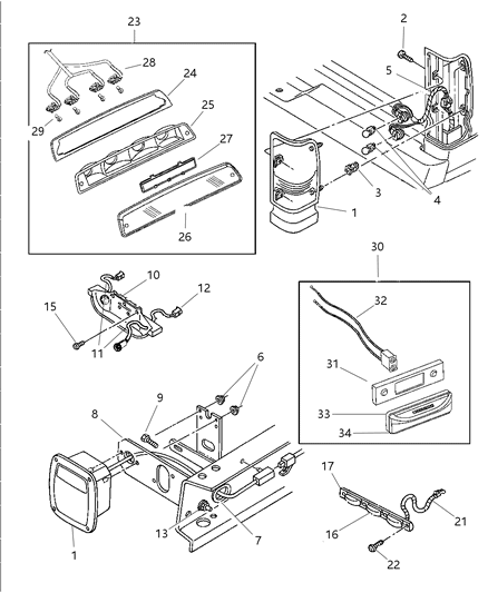 1999 Dodge Ram 3500 Nut Diagram for 6035081