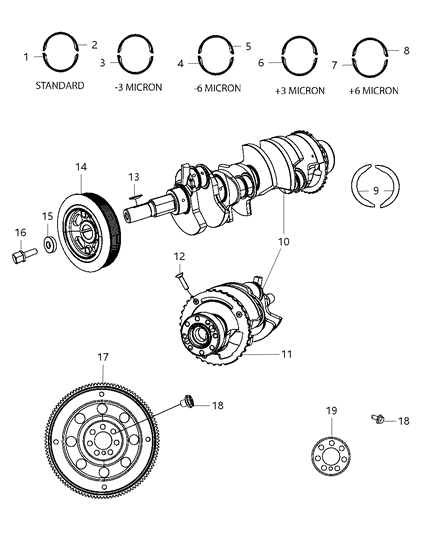 2010 Jeep Patriot  Screw-TORX FLANGE Head Diagram for 6509028AA