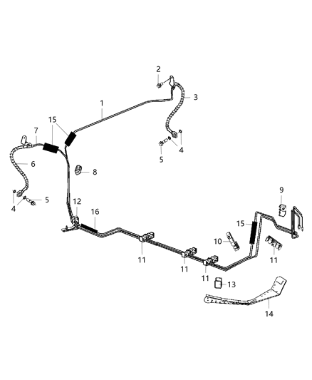 2019 Dodge Charger  Line-Brake Diagram for 4779451AI