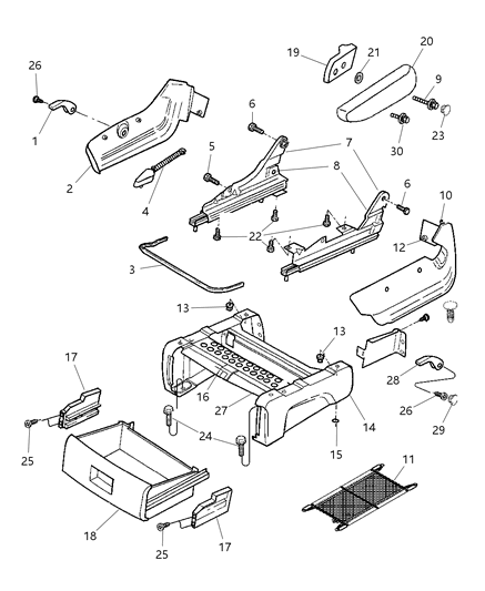 2006 Chrysler Town & Country  Screw-TRESS Head Diagram for 4856025