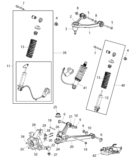 2016 Dodge Viper  Air Duct Right Diagram for 68268010AA