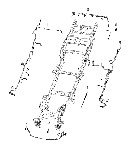 2020 Ram 2500  Wiring-Trailer Tow Diagram for 68395315AC