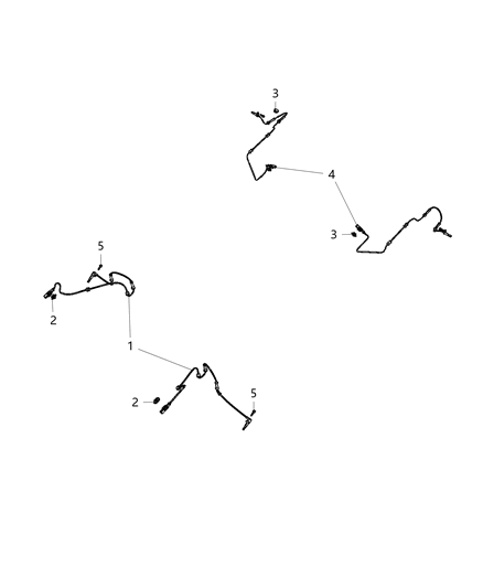 2015 Ram ProMaster 1500  Sensor-Anti-Lock Brakes Diagram for 4727624AA