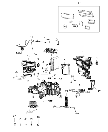 2019 Ram 1500  Screw Diagram for 68396063AA